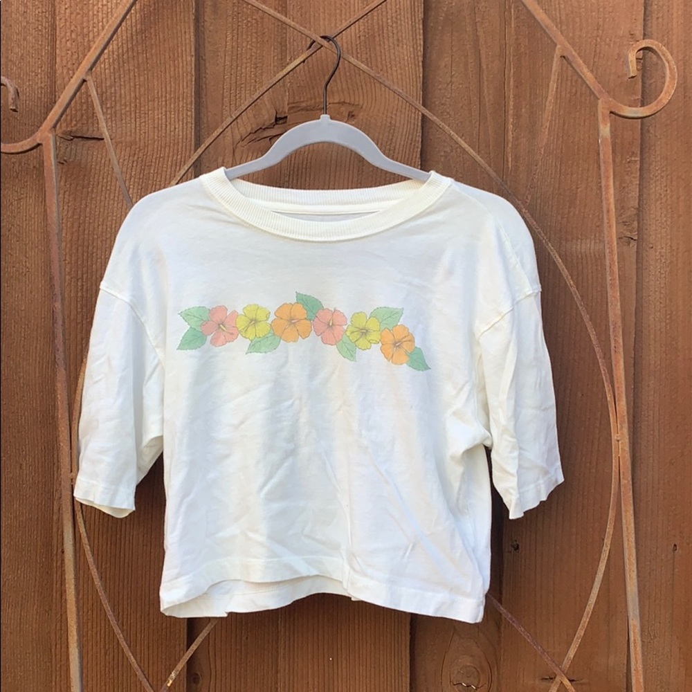 Floral Box Crop Top